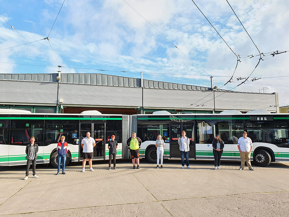 Glückliche Menschen