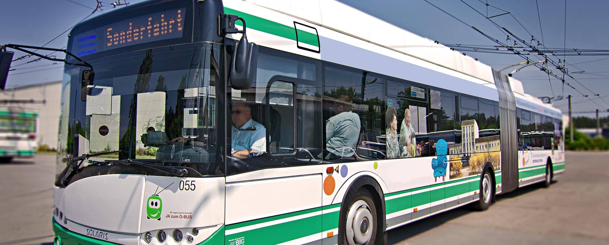 Bus in der Stadt