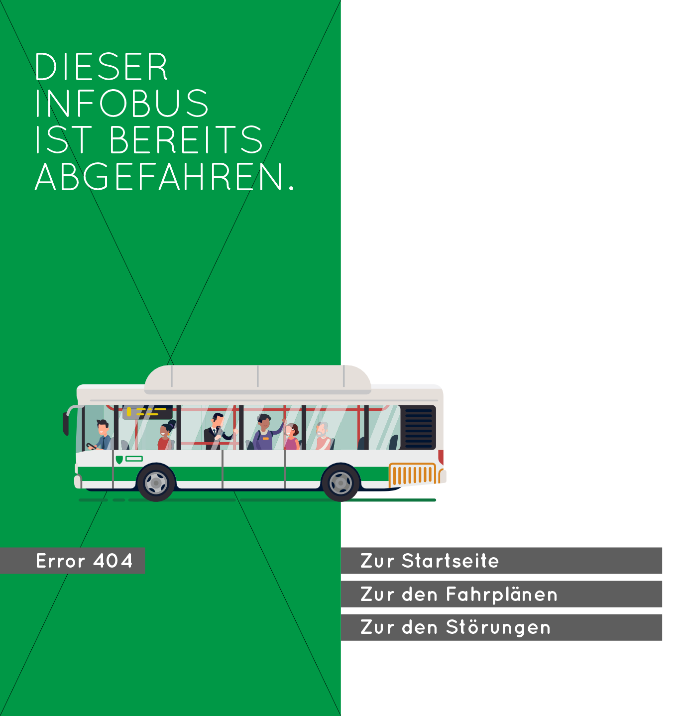 Illustration eines Buses